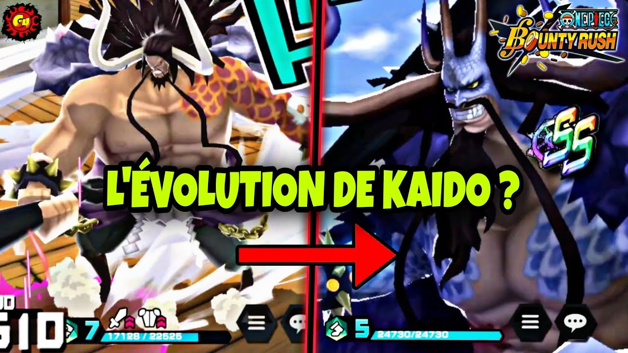 L'ÉVOLUTION DE LA CRÉATURE LA PLUS PUISSANTE ! GAMEPLAY KAIDO V1/2/3 | One Piece Bounty Rush| OPBR