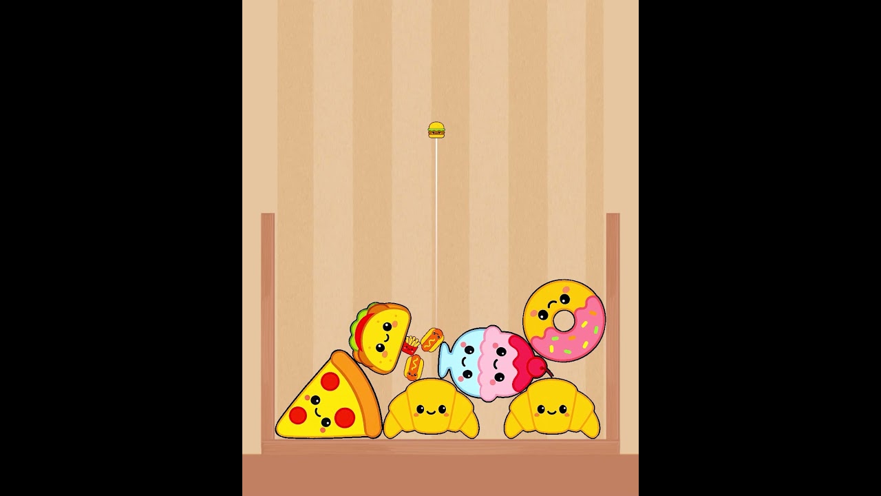 Food Crash Merge Puzzle Gameplay #shorts