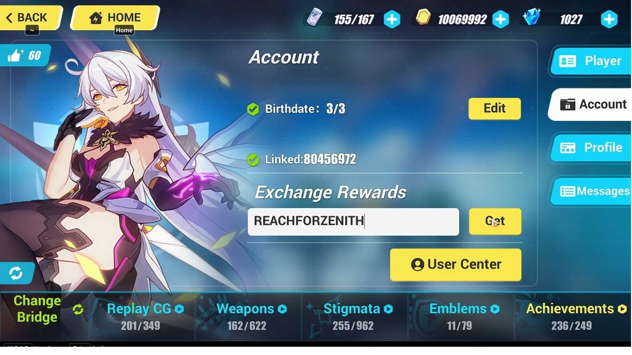 Honkai Impact 3rd NEW! Redeem Code (August 5, 2022)