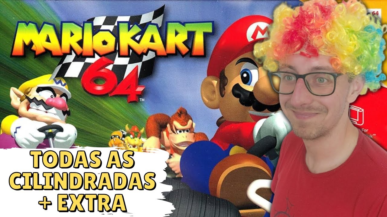[LIVE] MARIO KART 64 - Até zerar todas as cilindradas