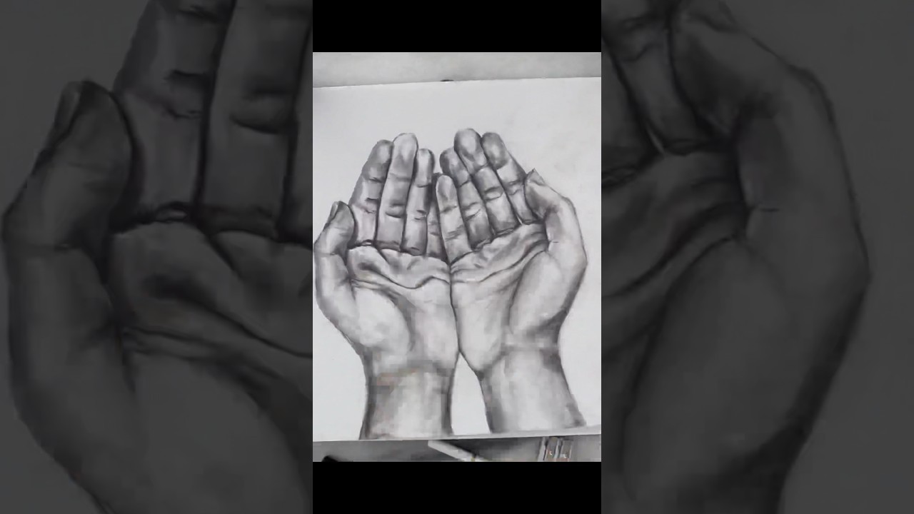 How to Draw Praying Hands Step by Step 