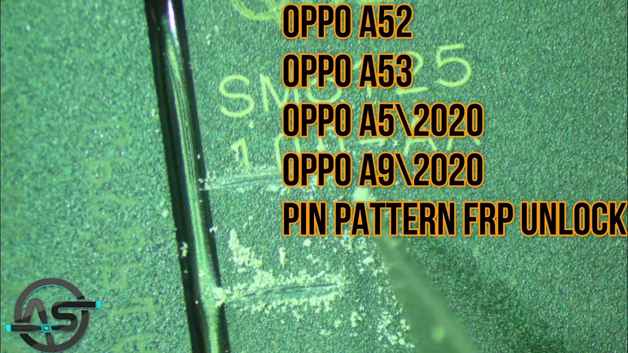OPPO A5/2020 A9/2020 A52 A53 all SM6125 CPU PIN PATTERN FRP UNLOCK BY EASY METHOD CPU DRILL