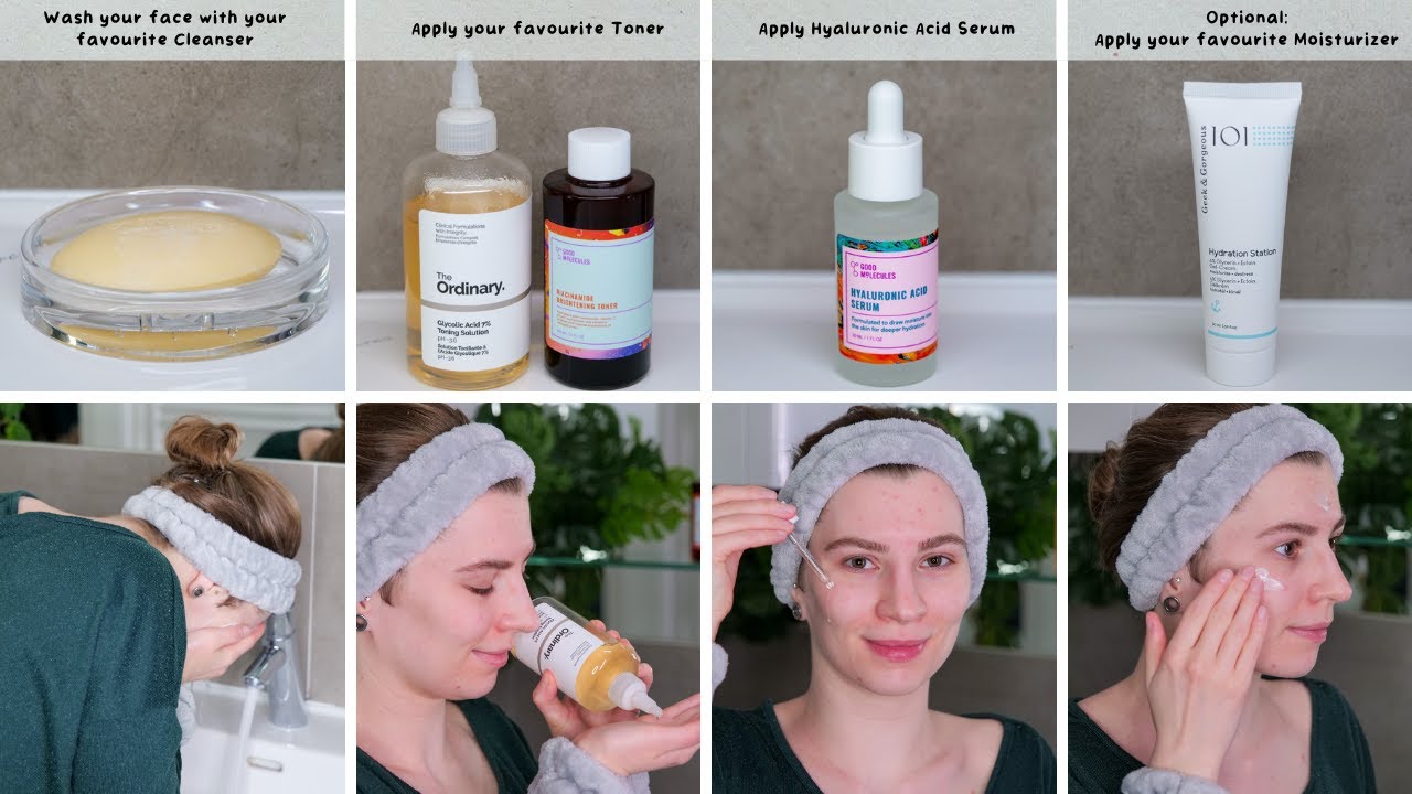 How to use Good Molecules Hyaluronic Acid Serum in a Skincare Routine
