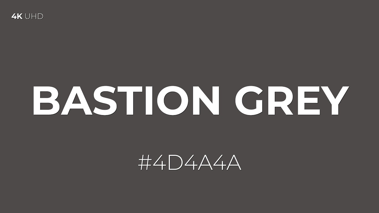 Bastion Grey Screen - Cinematic Backdrop Source - (#4D4A4A) - RGB(77, 74, 74)