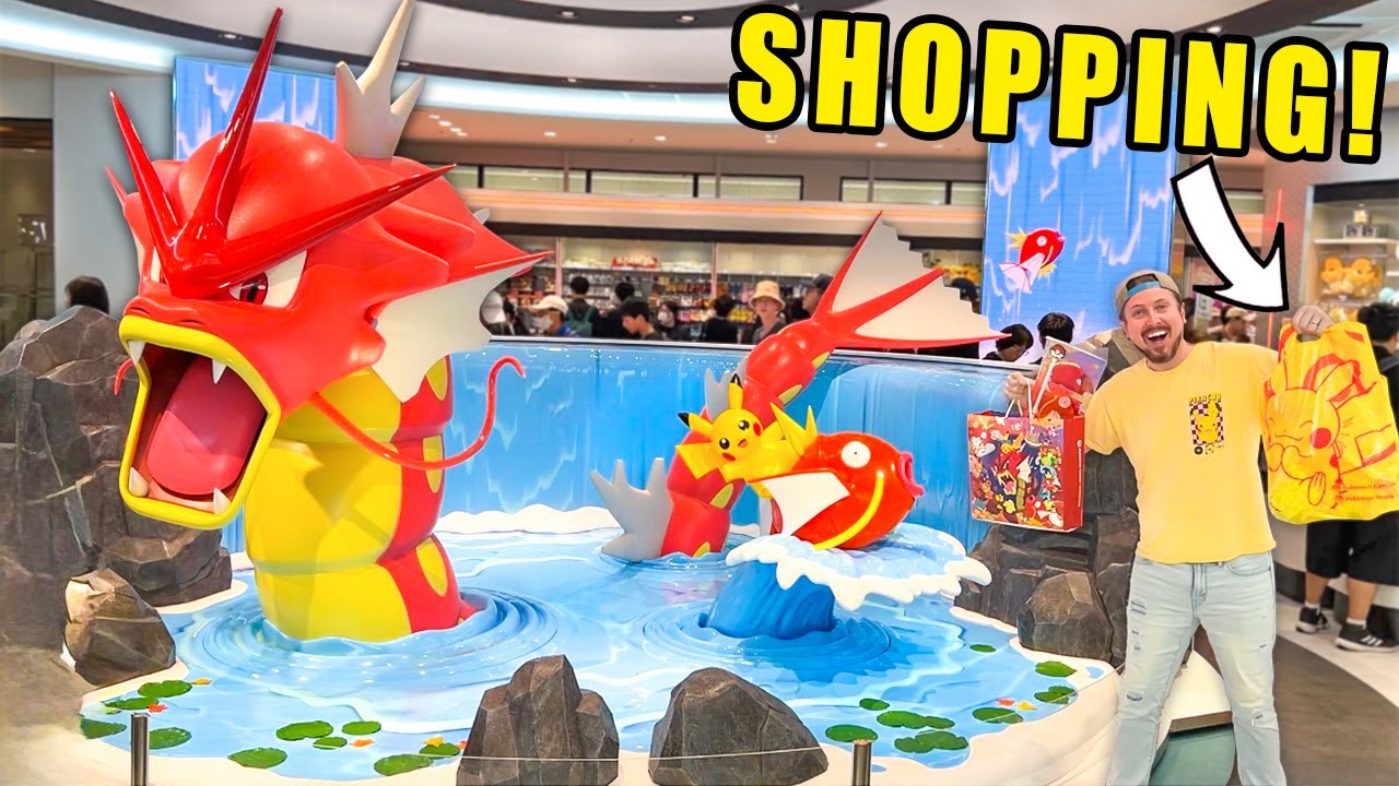 Shopping Spree at the NEW Pokemon Center Store!
