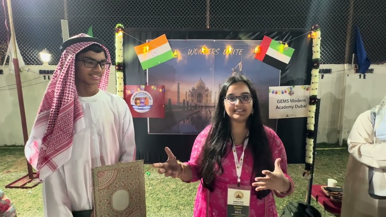 World Scholar's Cup Global Round Dubai: India and UAE Fusion Stall