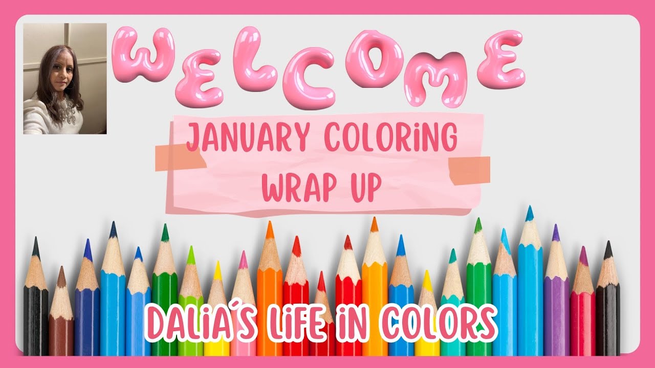 Colortube 2026 #2 January coloring wrap up