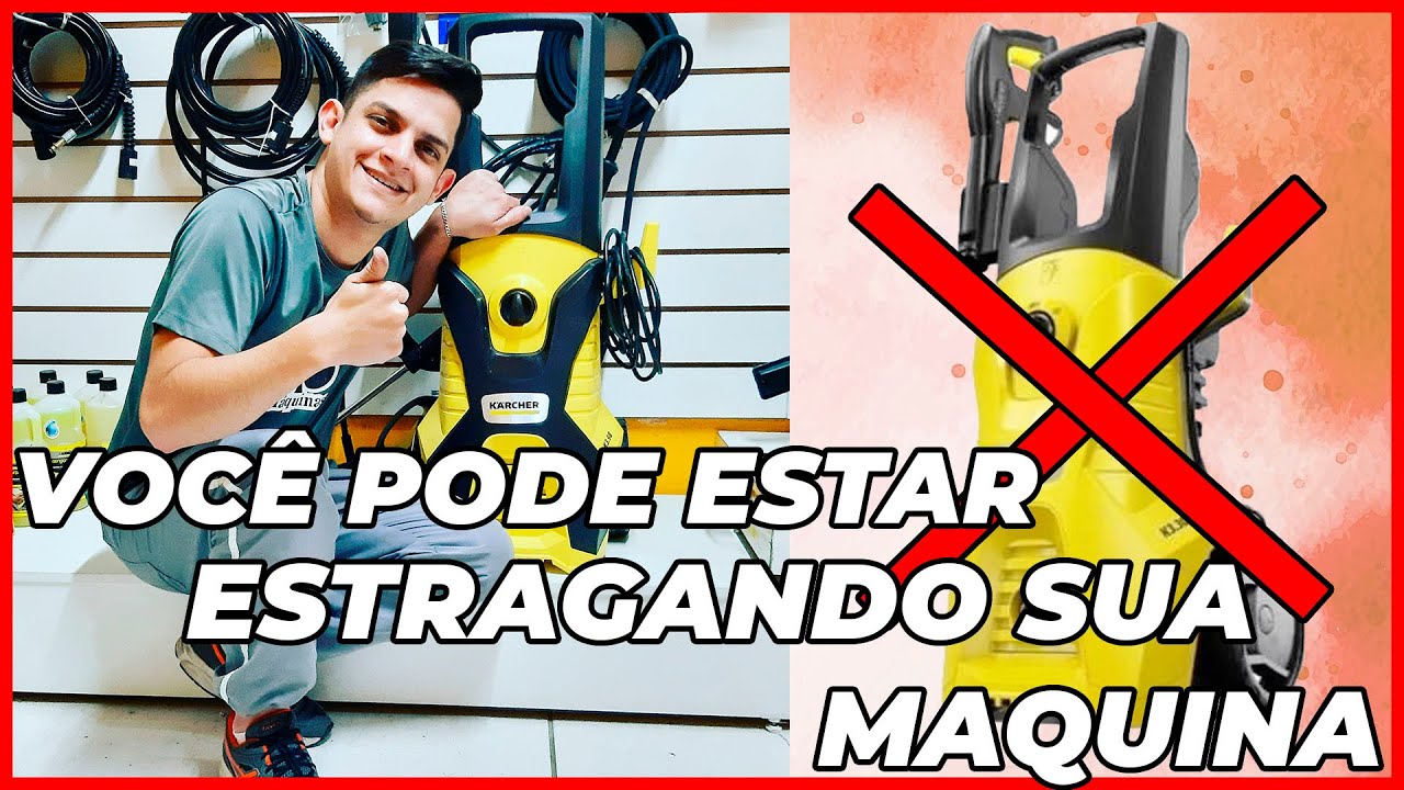 COMO AUMENTAR A DURABILIDADE DA SUA MAQUINA // 5 ERROS AO USAR A LAVADORA DE ALTA PRESSÃO