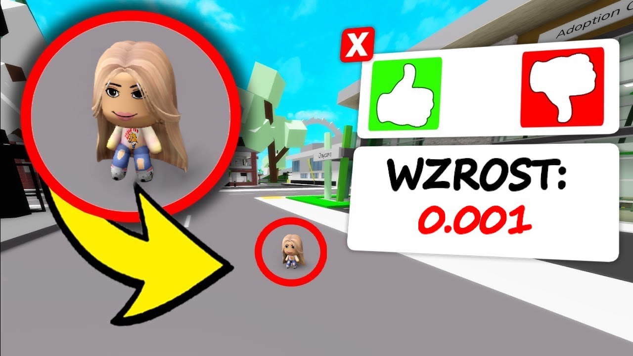 JAK BYĆ MEGA MINI POSTACIĄ na BROOKHAVEN w ROBLOX!