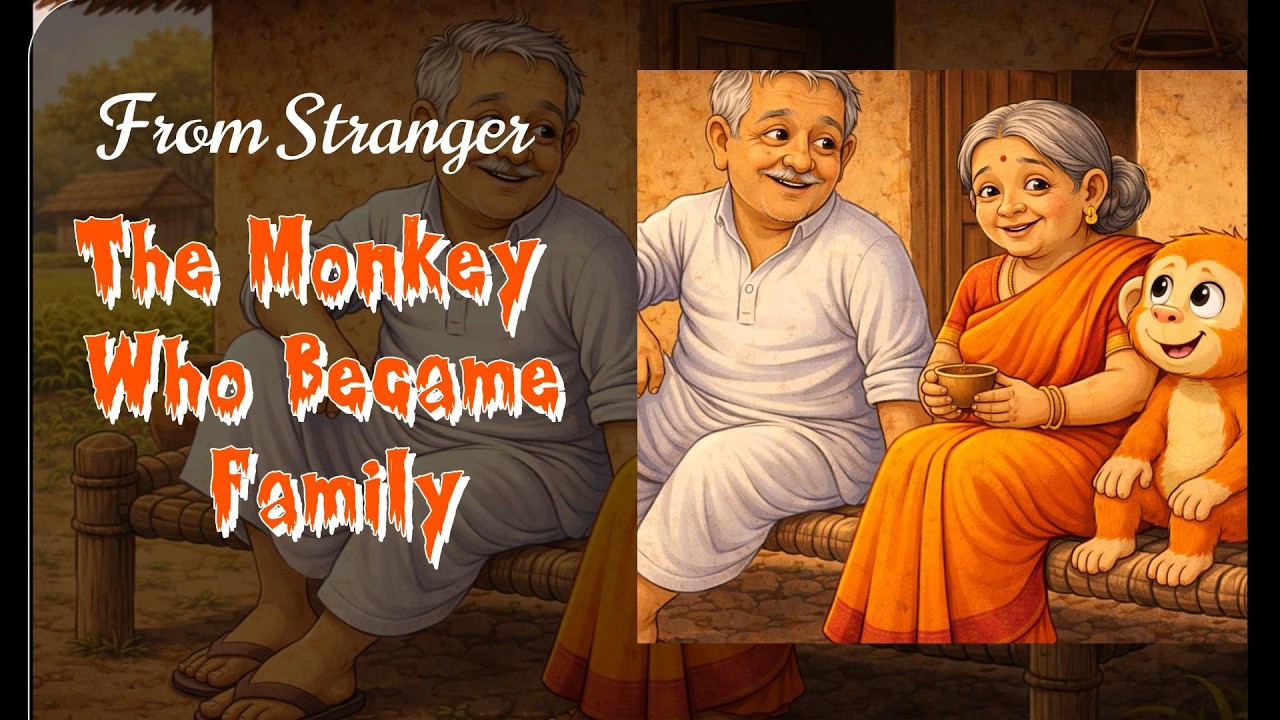 From Stranger to Family 🐒| The Monkey Who Became Family ❤️ | Heartwarming Village Story #aiviral