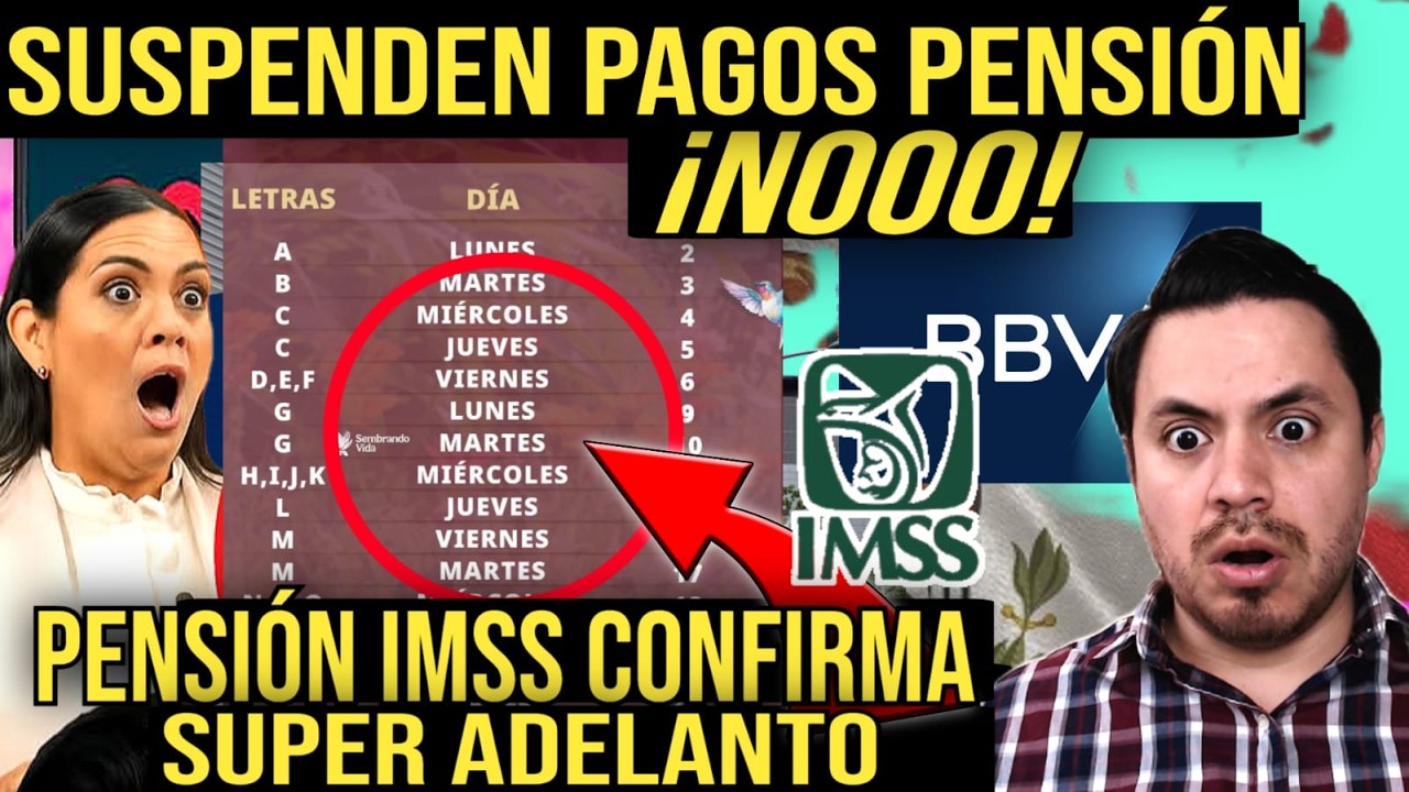 PENSION IMSS CONFIRMA PAGO ADELANTADO DE ABRIL🤩PENSIÓN BIENESTAR SUSPENDE PAGOS Y LLEGA LEY DE DATOS