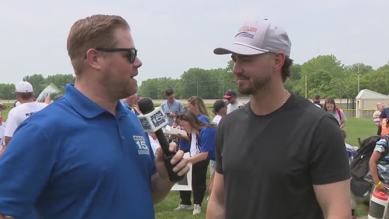 Zach McKinstry 1-on-1 interview with Glenn Marini at McKinstry's second annual youth baseball camp i