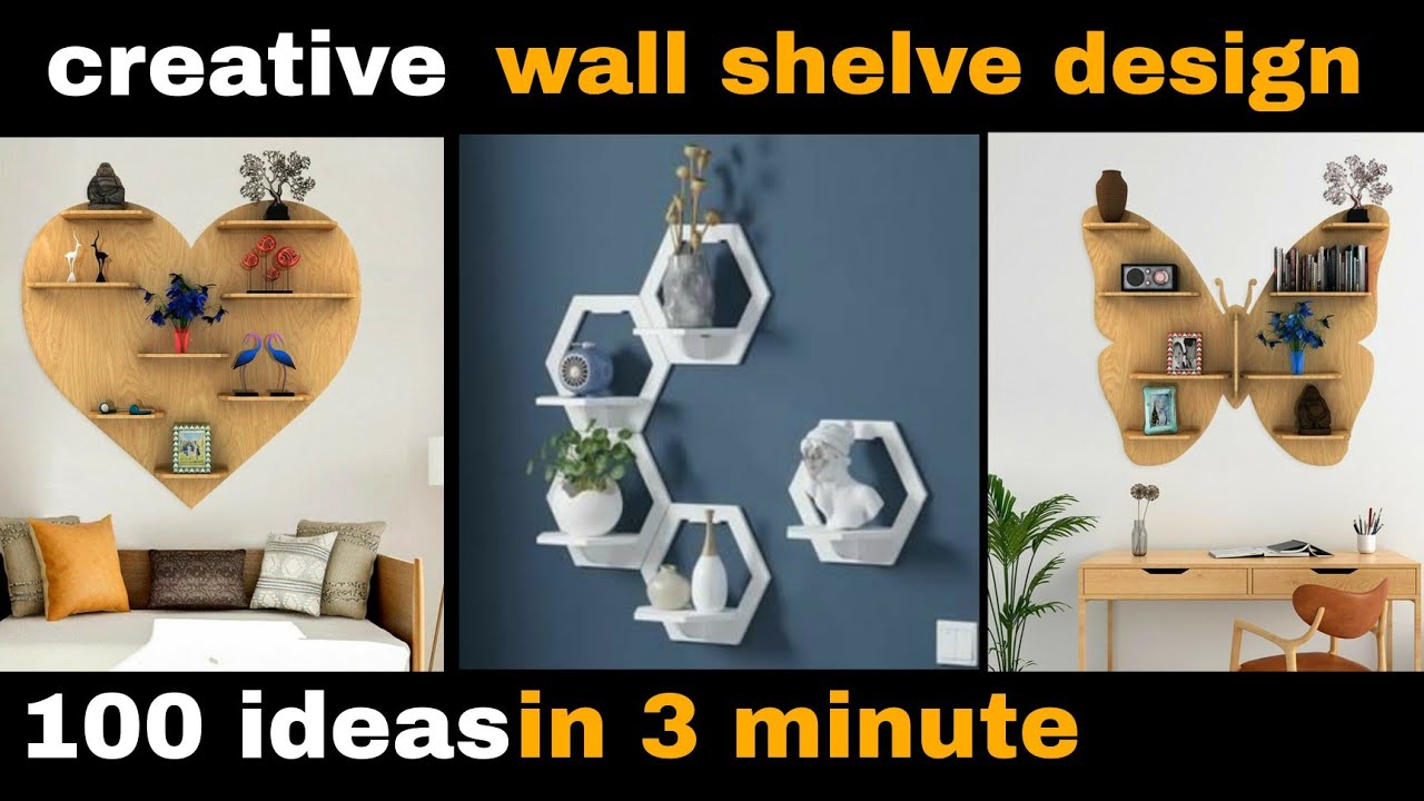 99+ Creative wall shelves design ideas for 2022// uniques shelves design// corner space utilizing