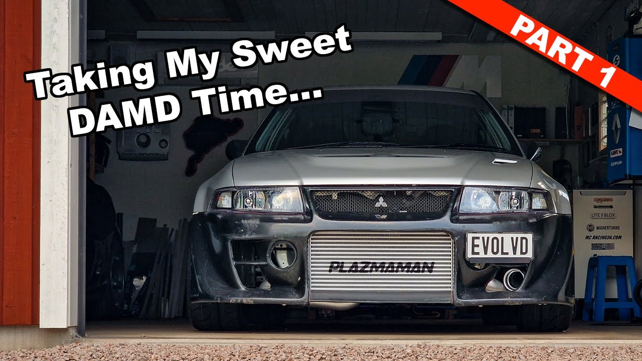 THE EVO V GETS A DAMD BUMPER (PART 1/2)