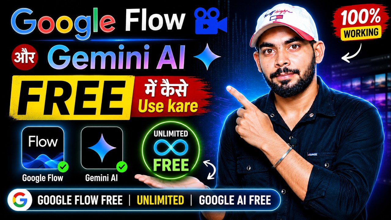 Google Flow AI Unlimited Video Kaise Banaye? 🤯 FREE Google Flow Credits Hack 2026 | Full Tutorial ||
