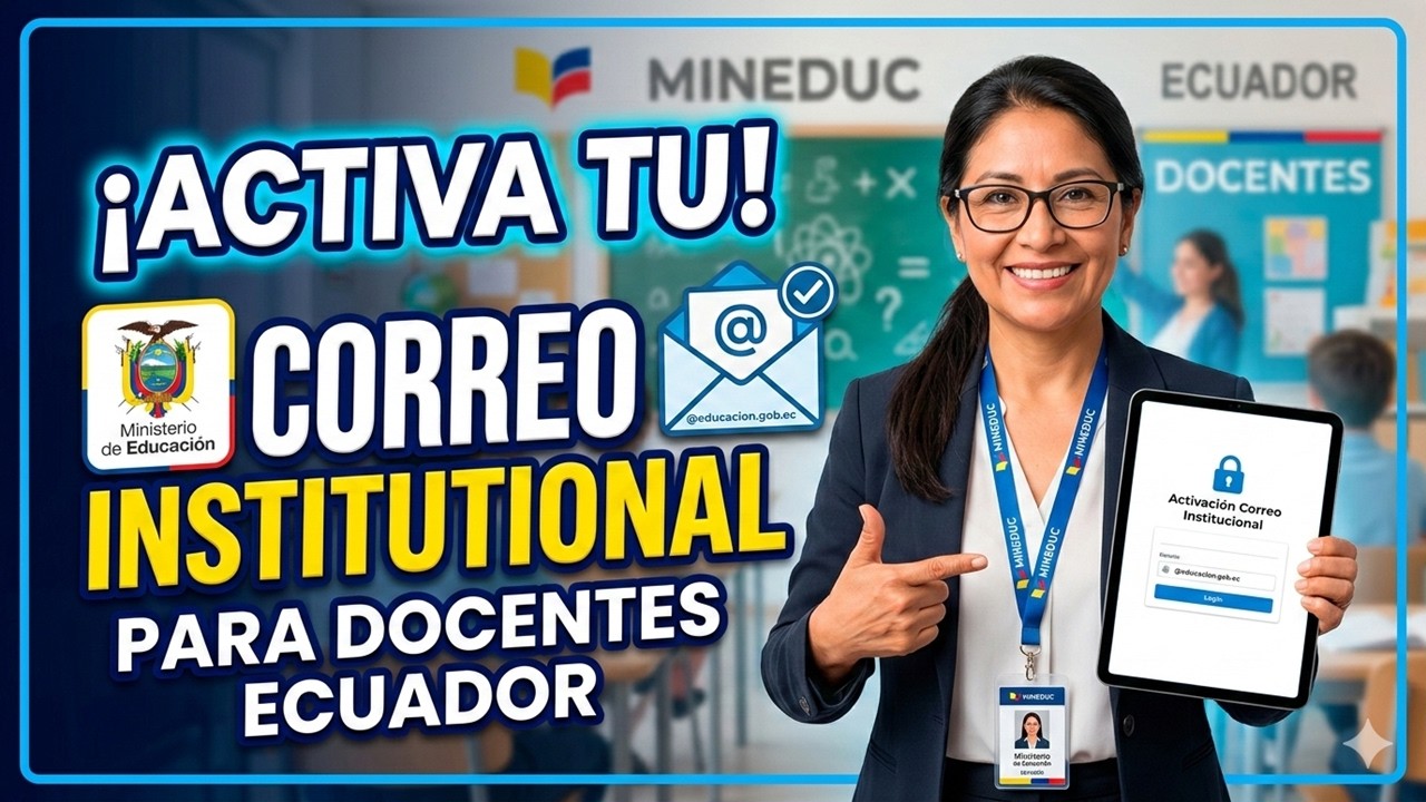 Activar Correo Institucional MinEduc Ecuador para Docentes | Paso a Paso