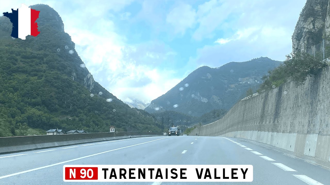 F / N90 Moûtiers - Bourg-Saint-Maurice, French Alps