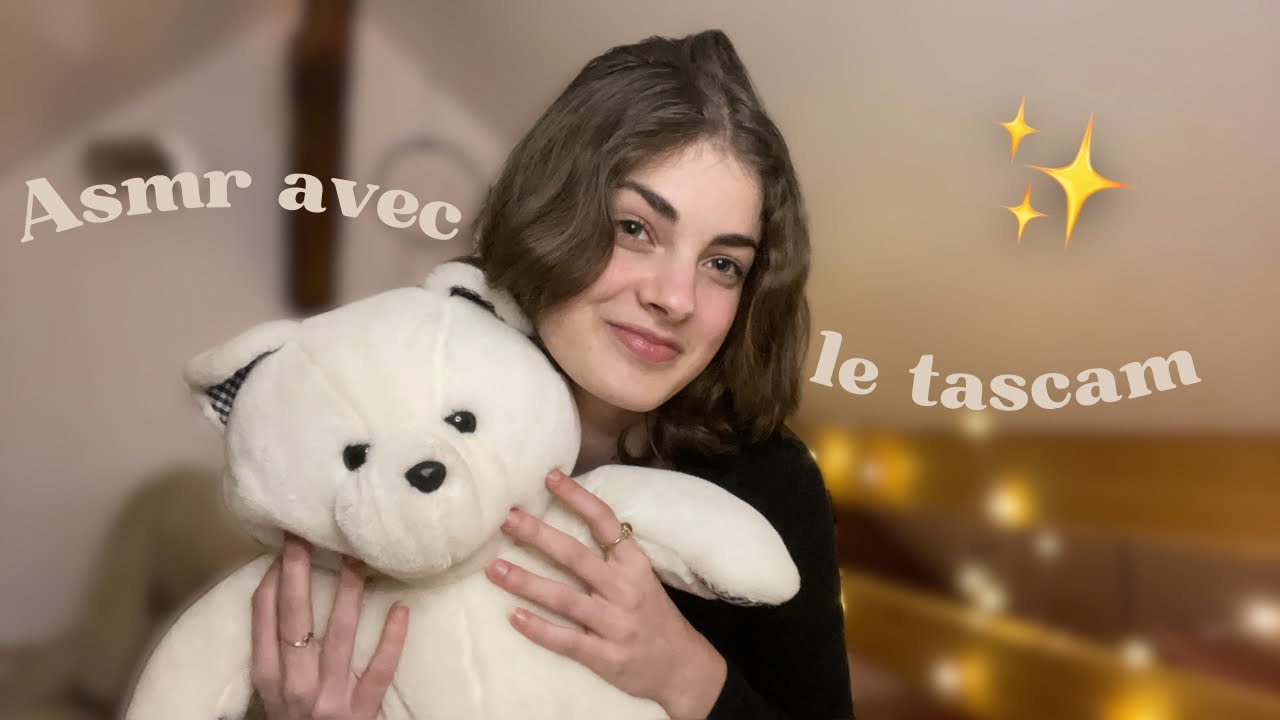 ASMR ~ Je t’endors avec mes doudous 🧸 Tu vas adorer 💕(tascam)
