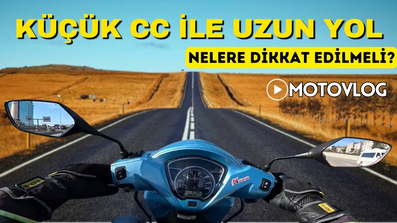 Küçük cc motosiklet ile uzun yol yapmak? Nelere dikkat edilmeli? | Motovlog | Kolaçan