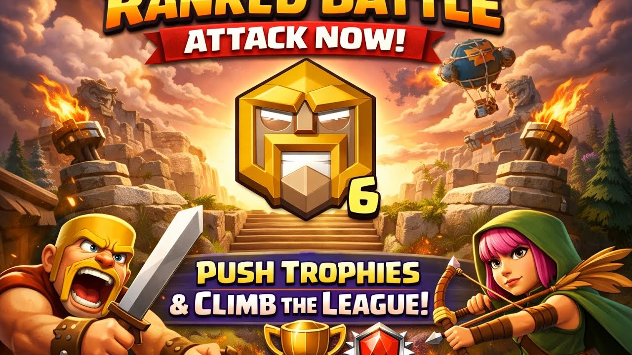 Clash of Clans Ranked Battle Attack | Easy 3 Star Strategy  #clashofclans #attack 