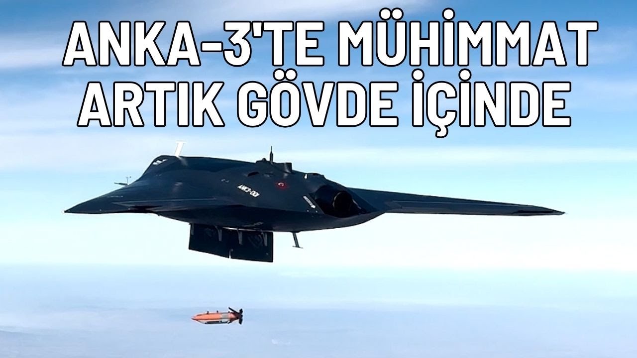 ANKA-3 ile mühimmatta gövde içi dönemi #aselsan #tusaş #anka3
