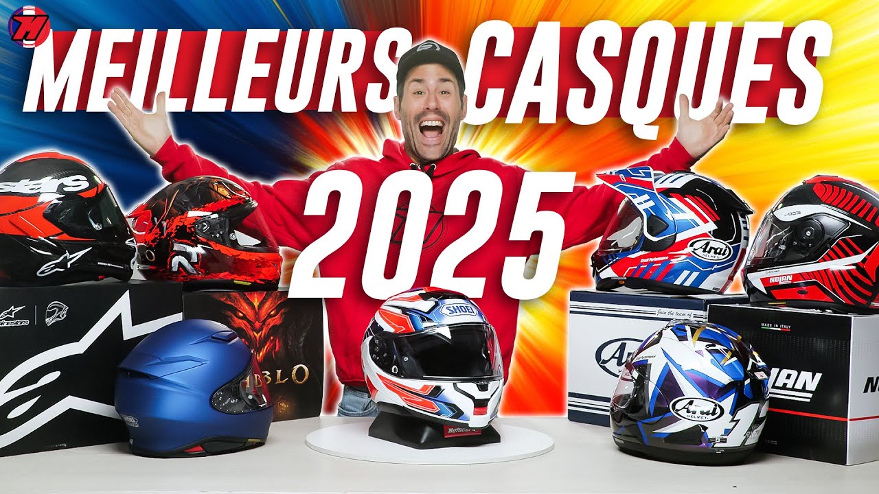 Les 7 meilleurs CASQUES DE MOTO 🚨 que vous devez acheter en 2025 🥇
