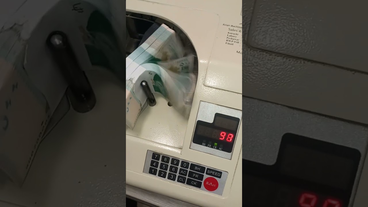 how to count large amount of cash in banks?