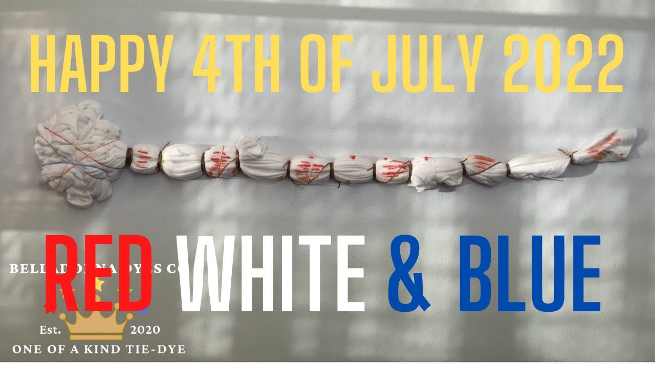 Tie-Dye Designs: 4th of July American Flag Inspired T-Shirt