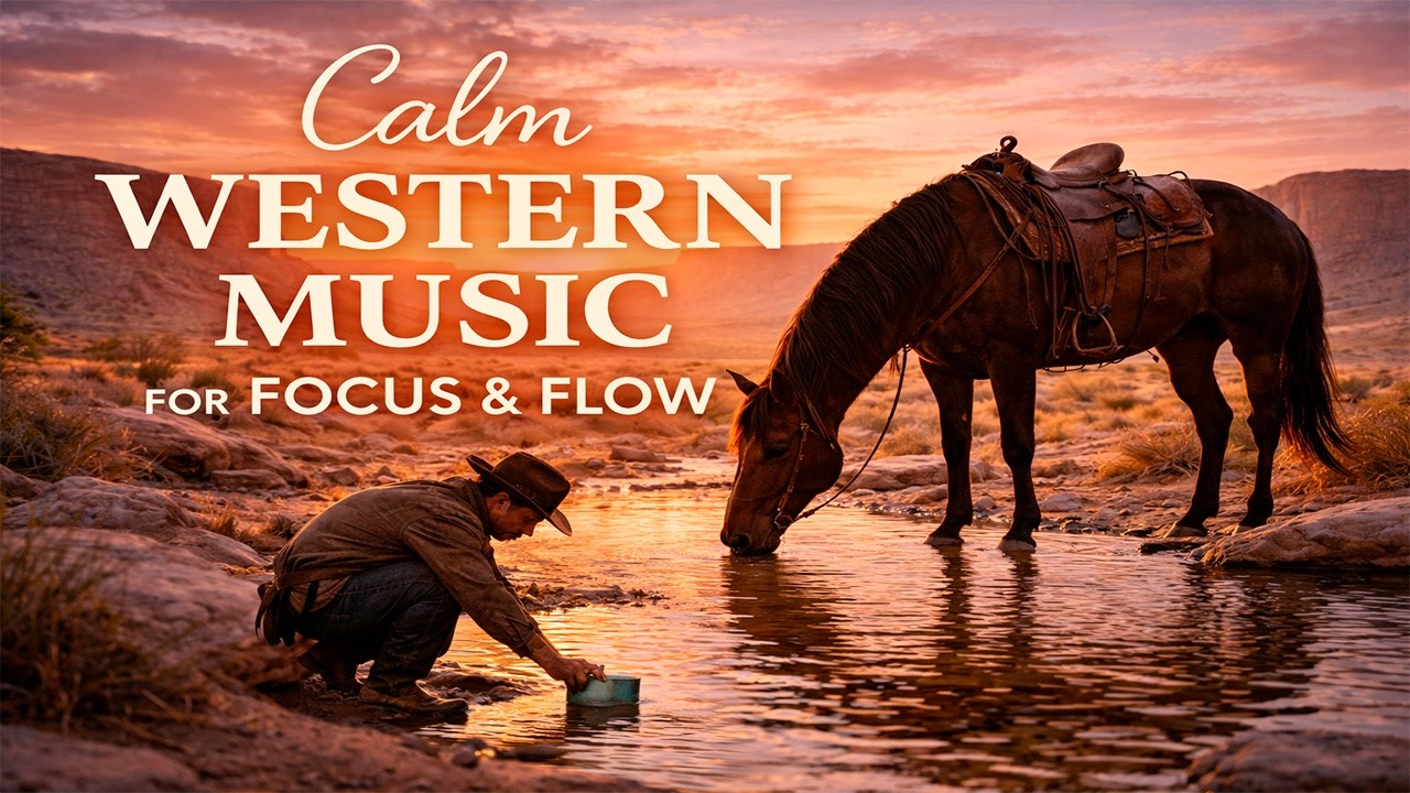 Calm Western Music for Focus & Flow 🌄 Slow Desert Atmospheres for Deep Work