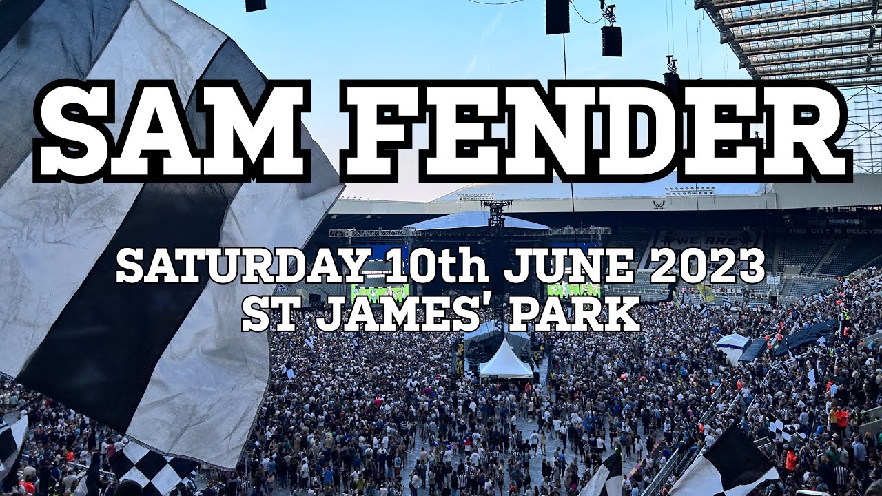 Enjoy Sam Fender live at St James Park Newcastle 10 June 2023 #SamFender #Newcastle #StJamesPark