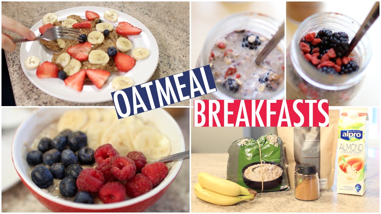 Quick & Healthy Oatmeal Breakfast Ideas!