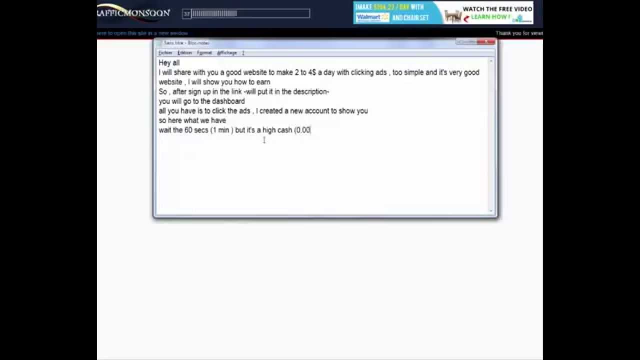 Trafficmonsoon.com Legit or scam ? - Make Real Money , High and Legit Cash for PTC + Payment Proof