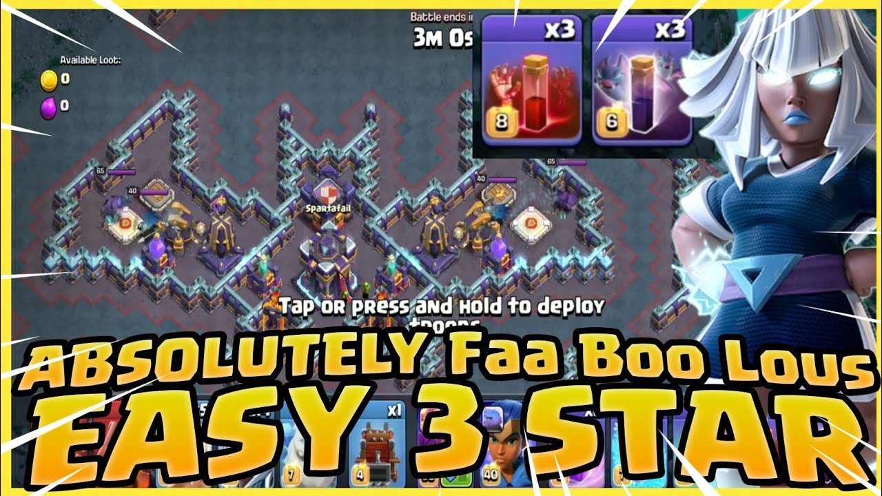 Easy New Challenge ABSOLUTELY Faa - Boo - Lou's (Clash of Clans)