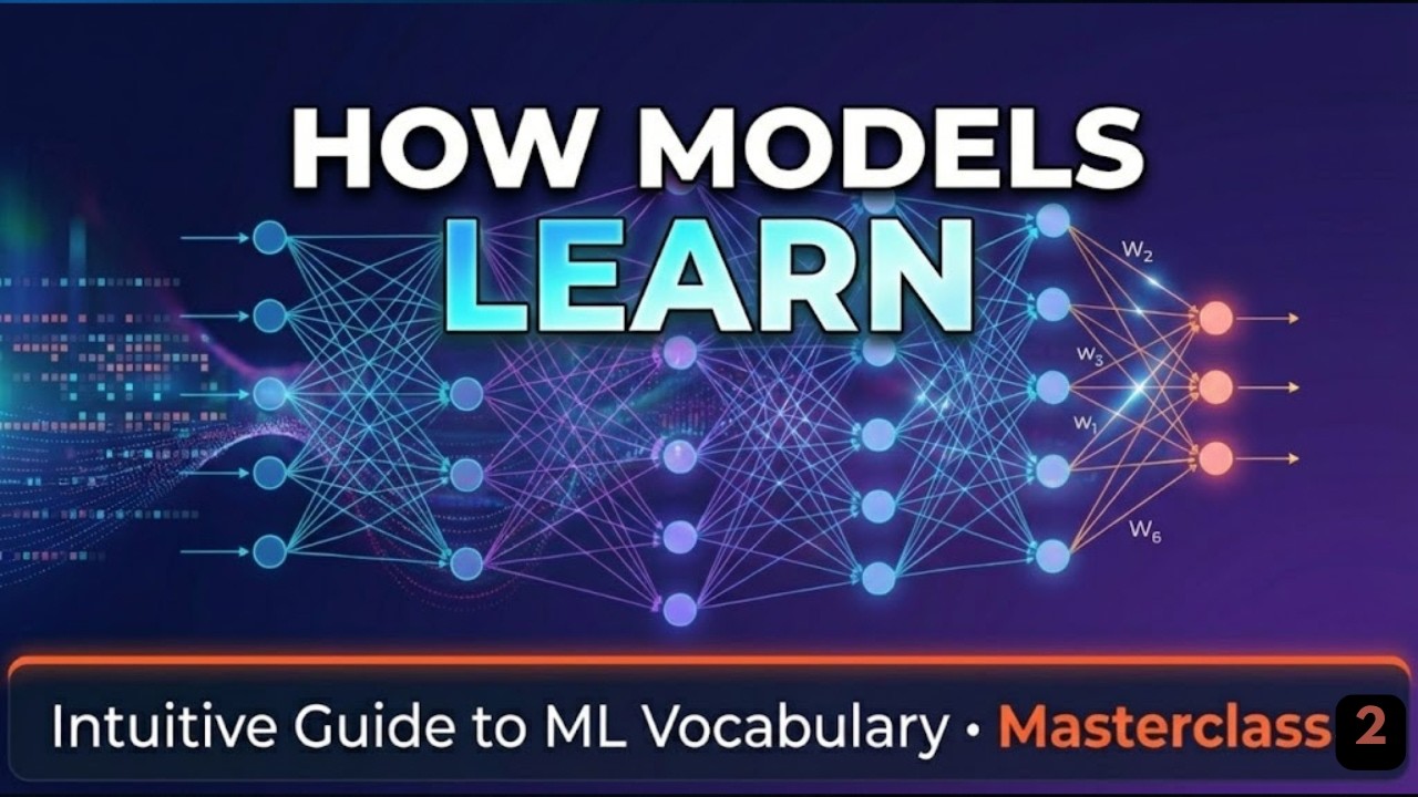 How Models LEARN | Intuitive Guide to ML Vocabulary (Masterclass 2) | AI concepts made simple