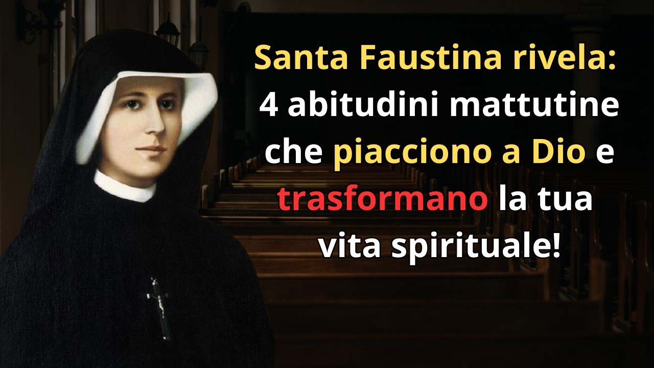 Santa Faustina rivela 4 abitudini mattutine che piacciono a Dio e trasformano la tua vita spirituale