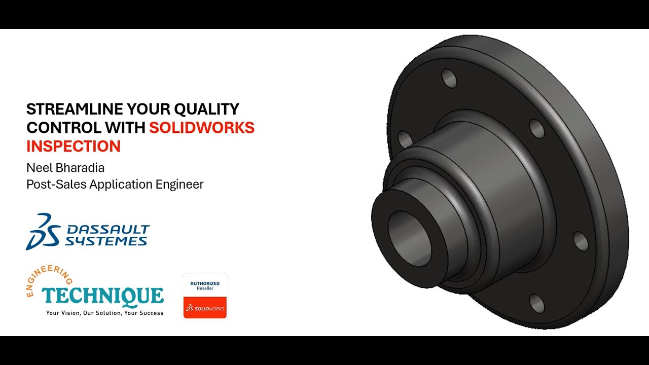 SOLIDWORKS Inspection Webinar | Comprehensive Guide to Quality Control | Engineering Technique