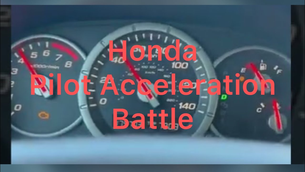Honda Pilot Acceleration Battle