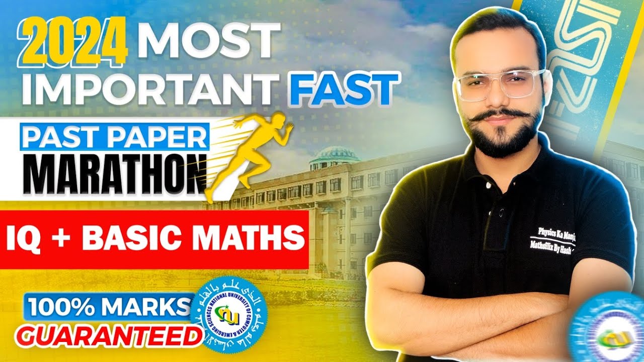 FAST PAPER MARATHON SOLUTION | MOST IMPORTANT IQ + BASIC MATH QUESTIONS | FAST PAPER SOLUTION 2024