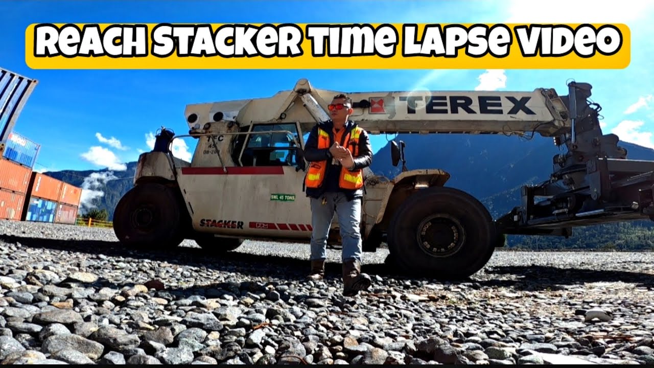 Terex Reach Stacker 45Tons‼️Time Lapse‼️Freeport Higland
