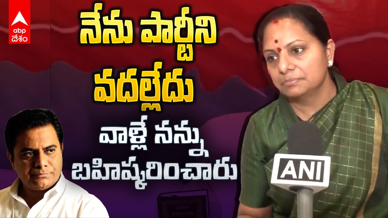 Kavitha Comments on Family, BRS Party | తండ్రి పార్టీపై కవిత కామెంట్స్ | ABP Desam