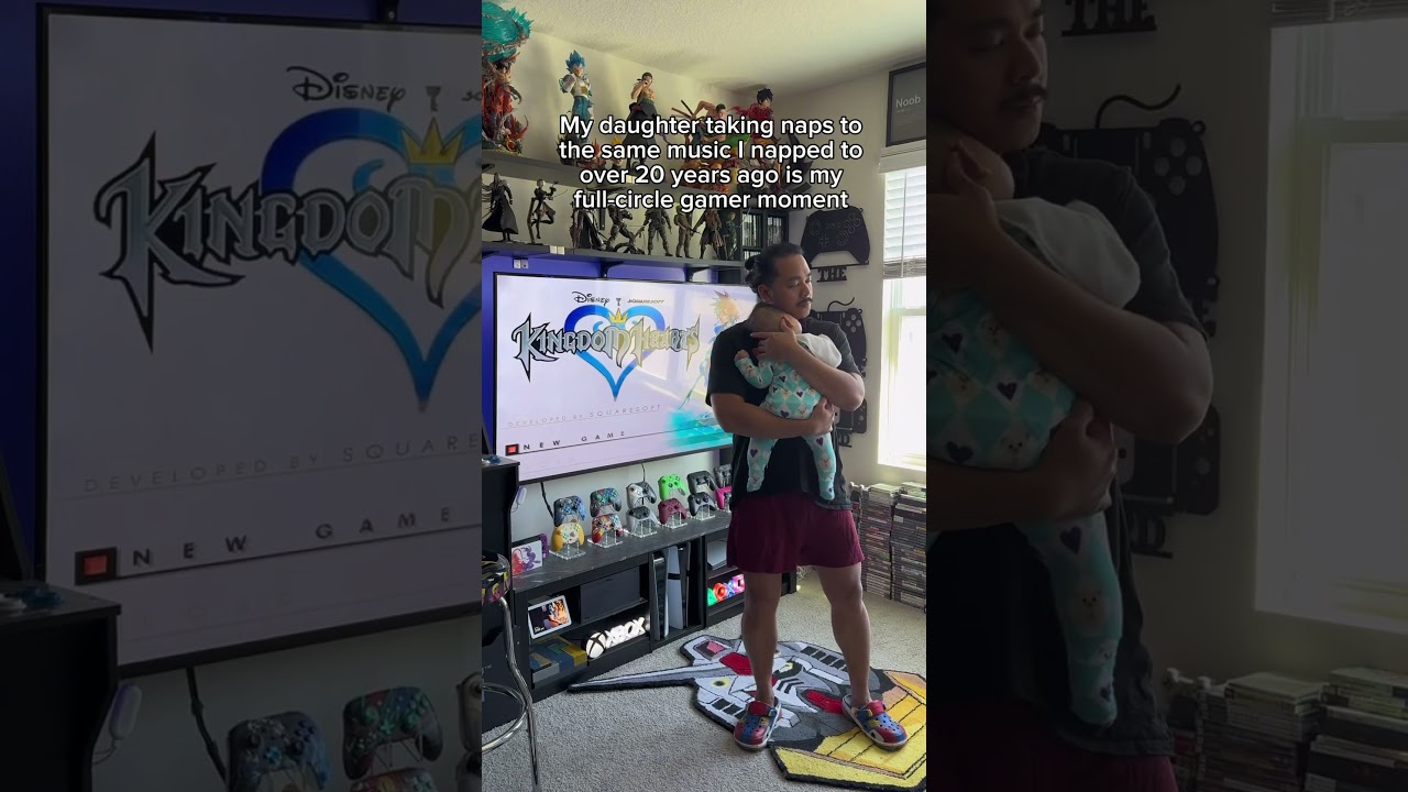 Kingdom Hearts had goated soundtrack #theultimatenerd #gamingsetup #gamingroom #gamer