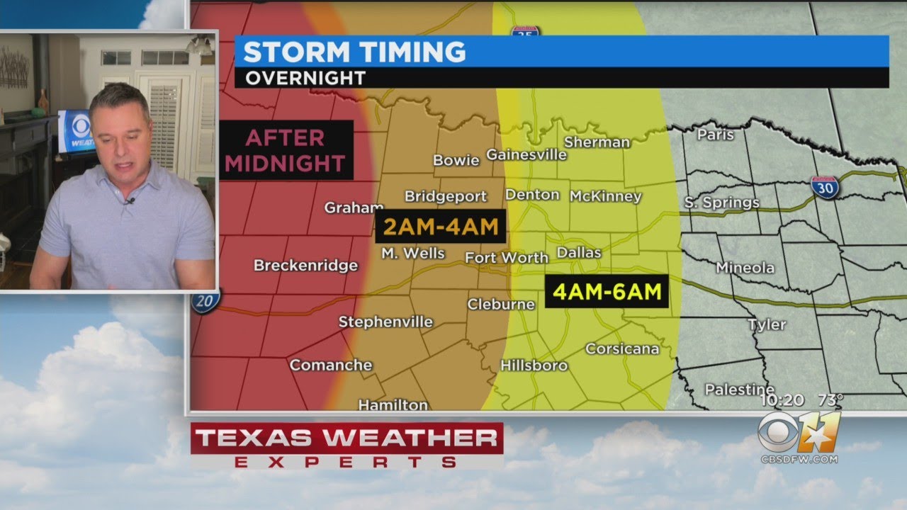 Severe Weather Possible Overnight Into Wednesday