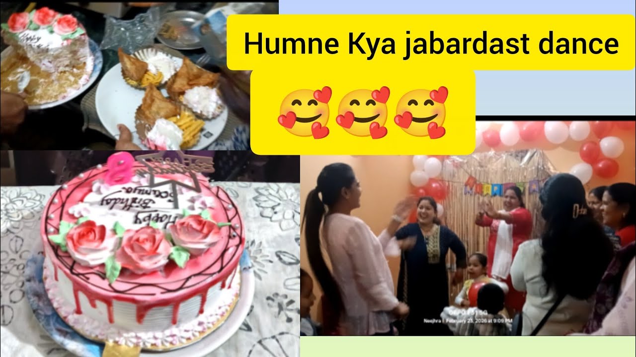 Humne Kiya do birthday party attend#🎂🎂