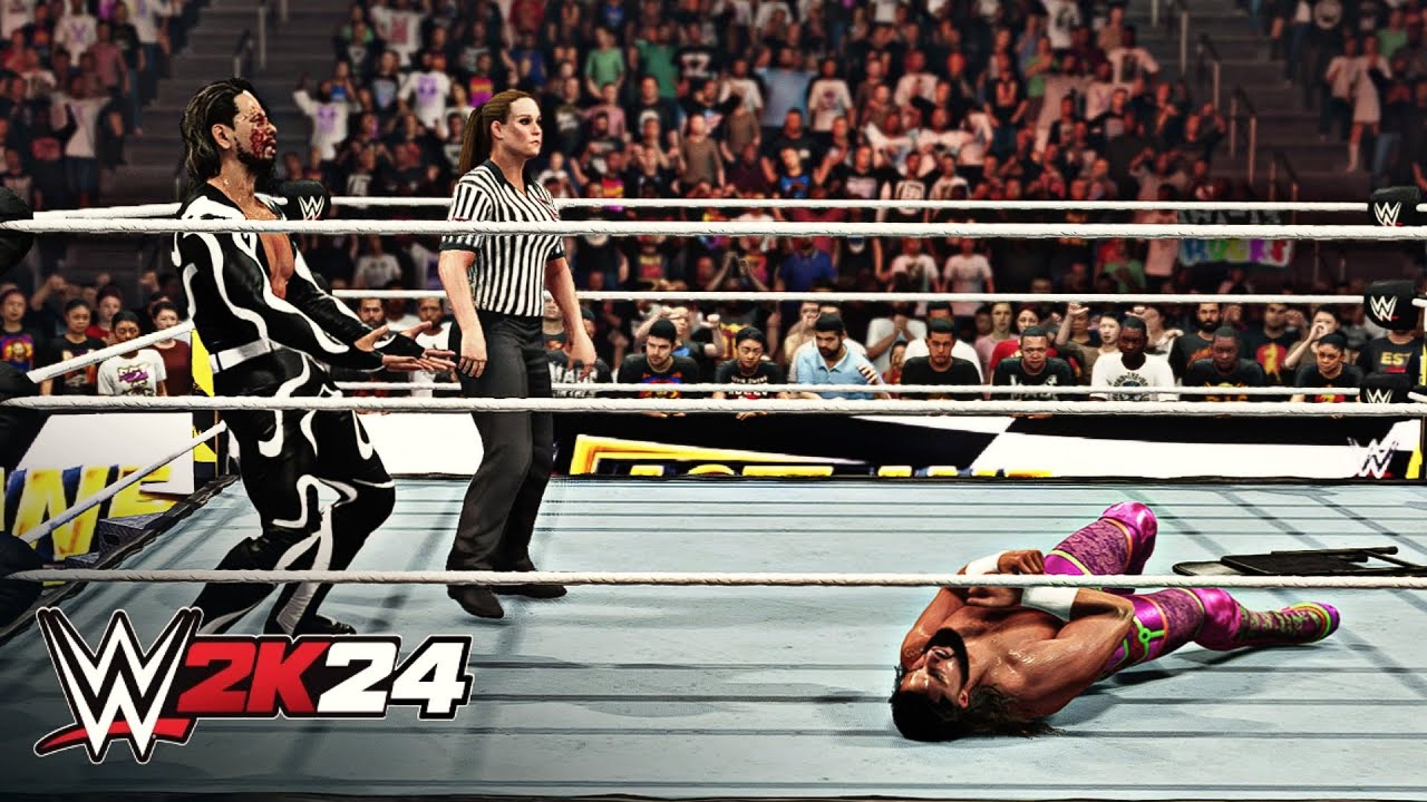 Full Match : Shinsuke nakamura vs. Seth Rollins at Fastlane || Wwe2k24 full match gameplay