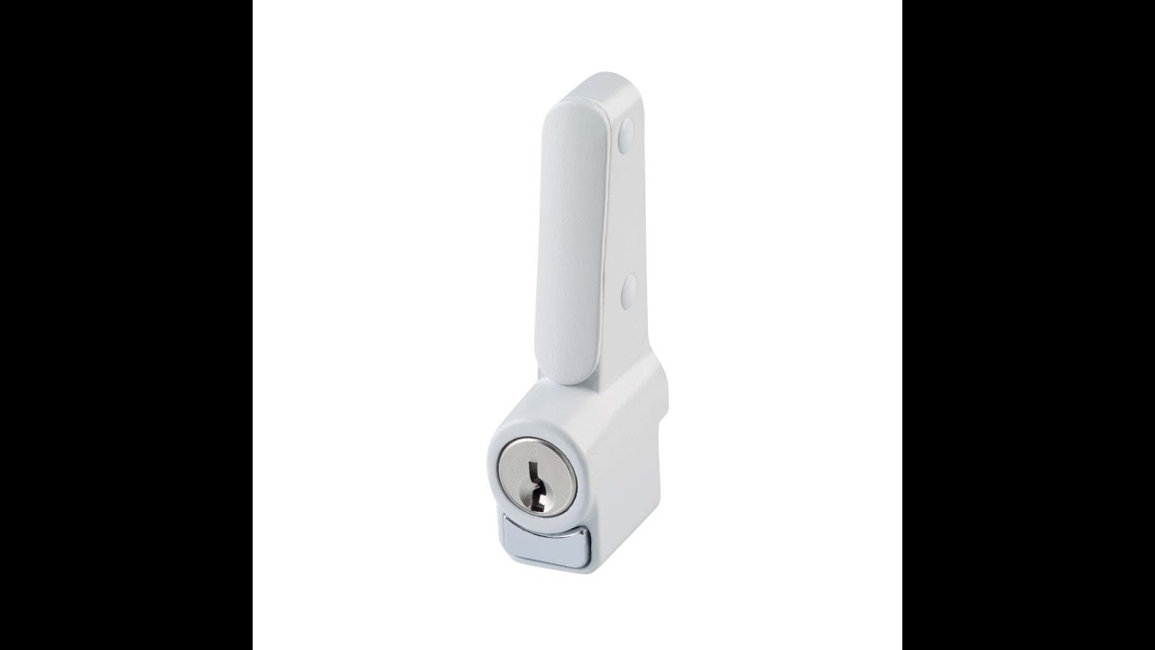Установка замка для раздвижного окна WHITCO PUSH LOCK WINDOW LOCK CYL4