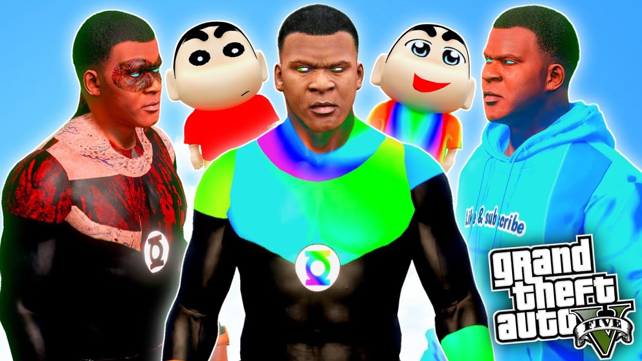 FRANKLIN SAVE SHINCHAN & PINCHAN (PART 9) in GTA 5 | Team4SHOOTER