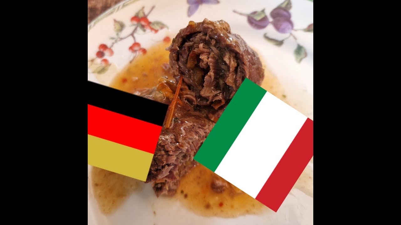 Rinderrouladen italian style im Dutch oven