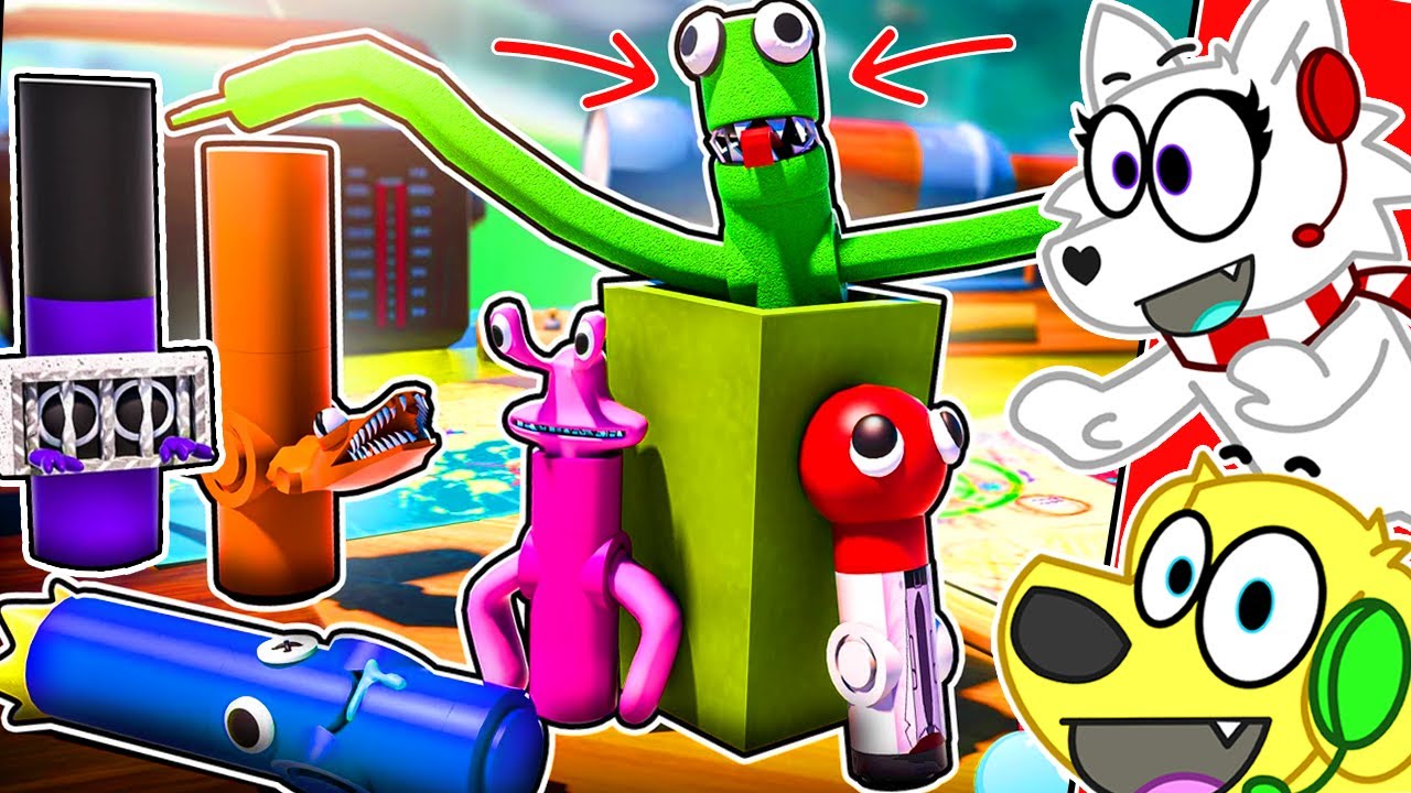 РАДУЖНЫЕ ДРУЗЬЯ ПРЕВРАТИЛИСЬ В МАРКЕРОВ!! Roblox RAINBOW FRIENDS Найдите маркеры