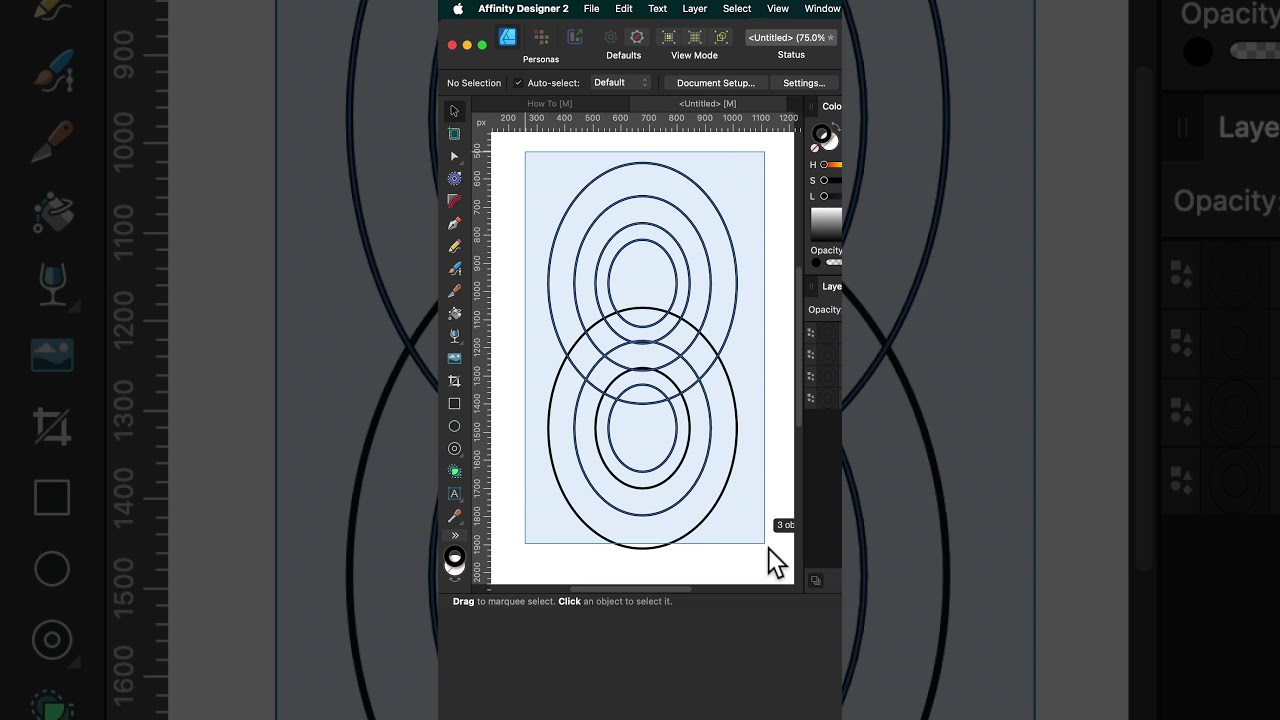 How to Draw Infinity Logo in Affinity Designer