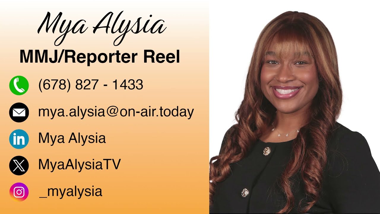 Mya Alysia, MMJ/Reporter Reel 2026